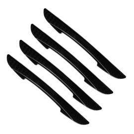 4 Pcs Car Door Protector Car Door Edge Protector Bumper Vehicle Guard Strip Plastci Black Scartch Protection Door Edge Protection Strip, Bumper Guard, Anti-collision Door Protector