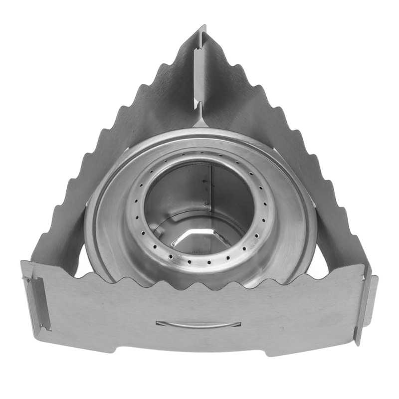 Outdoor Portable Camping Stove Stainless Steel Mini Backpacking Stove for
