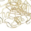 100 Pcs Fancy Paperclips Large Plastic Covered Wire Multi Purpose