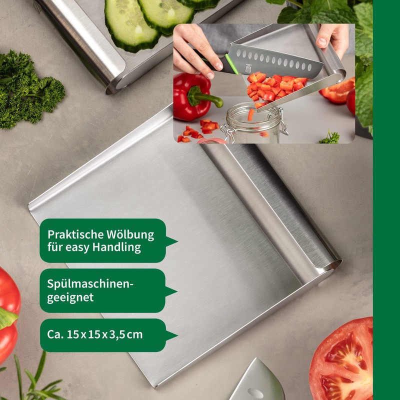 FACKELMANN Chefkoch Stainless Steel Vegetable Taxi - Practical Household Aid
