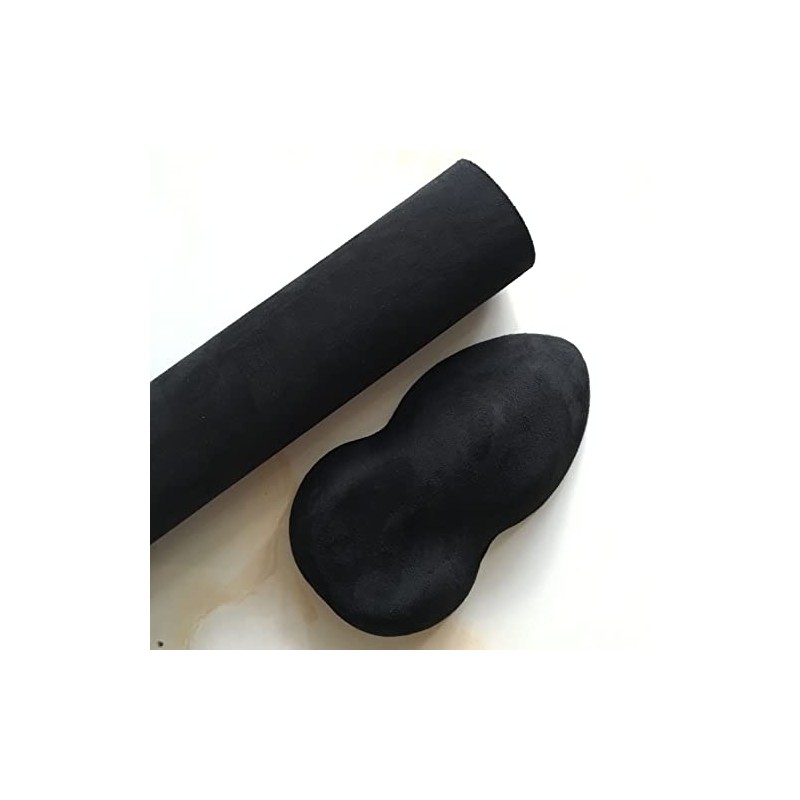Suede Cutting Sheet 60" x 11" Black for Interior Use
