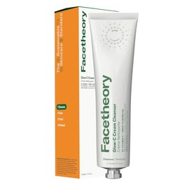 facetheory Glow-C Vitamin C Cleanser (Unscented) - Daily Brightening Face Wash with Vitamin C & Sweet Almond Oil - Natural Face Cleanser for All Skin Types (150 ml)