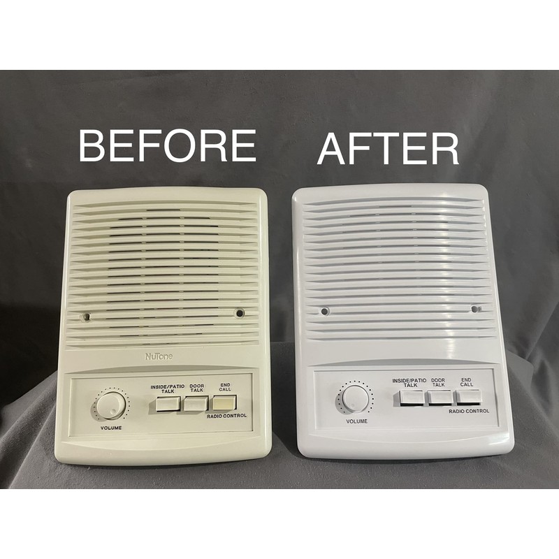 SCFM White Replacement Faceplate for Nutone Intercom ISA-335 IS-335 ISA-339