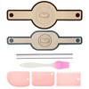 LCIEFKAE 7-Teilige Set Von Backwerkzeugen, Silikon-Backmatte, Backmatte Mit Brotbackzubehör, Toast