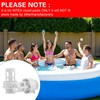 2 Pack Pool Drain Connector Replacement, 10184 Garden Hose Drain