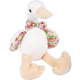 Suki Gifts International Gifts 14425 Ditsy Floral Delphi Duck Cuddly Toy, Multi-Colour