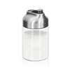 Aelga Glass Sugar Dispenser with Pour Spout, Weighted Pourer, Coffee