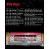 MODIPIM Clear Lens Front Grille Switchback LED DRL/Signal Lights For