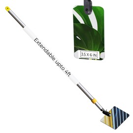 Extend A Vue Inspection Mirror Telescoping Pole, Lightweight & Durable, 2 ft - 4 ft Pole, 3.5 x 6 inch Acrylic Mirror