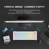 ROYALAXE D98 Wireless Mechanical Keyboard, BT/2.4G/USB-C Tri-Mode Hot Swappable with