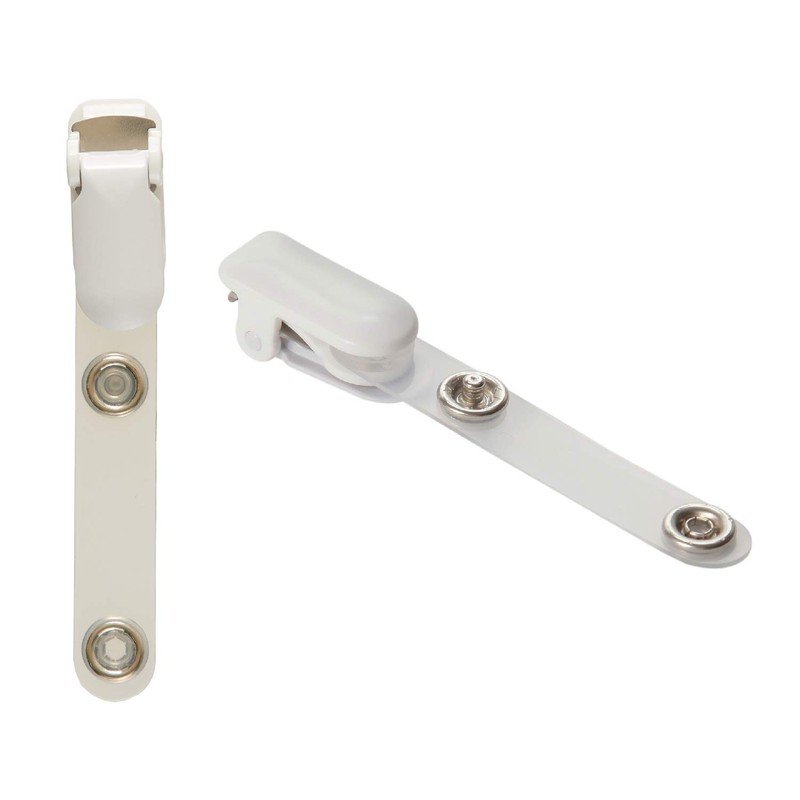 KIYOHARA Sankoko Pocket Bag Clips, 2 Pack, White, Includes Easy