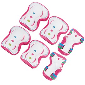 DSCD Knee Pad for Kids Youth: Toddler Elbow Pads for Aged 3-14 - Wrist Guards Protective Gear Set for Roller Skates Cycling BMX Bike Skateboard Inline Skatings Scooter Riding Sports,M