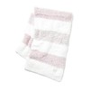 Gelato Melange 3 Border Blanket, Pink