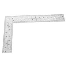 ARTIBETTER Stainless Steel L Shaped Ruler Right Angle Ruler Square Framing Measuring Tool Carpenter Metal Ruler for Engineer Carpenter Woodworking 150x100mm