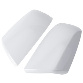 Rldym Rear View Mirror Cover Cap Left Driver & Right Passenger Side 87945-0C020 for Toyota Tundra Sequoia 2007-2021 Mirror Cap Cover Replace 879150C040, 879450C020, White, 1 Pair