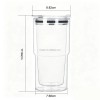 Double Wall Reusable Drinking Cup With Straw Eco Friendly BPA