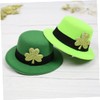 Ipetboom 2pcs Hat St Patrick Day Hat St Patricks Day