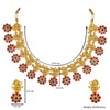 Aheli Indian Collar tradicional pendientes boda joyería de moda étnica