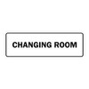 Signs ByLITA Standard Changing Room Sign (White) - Small
