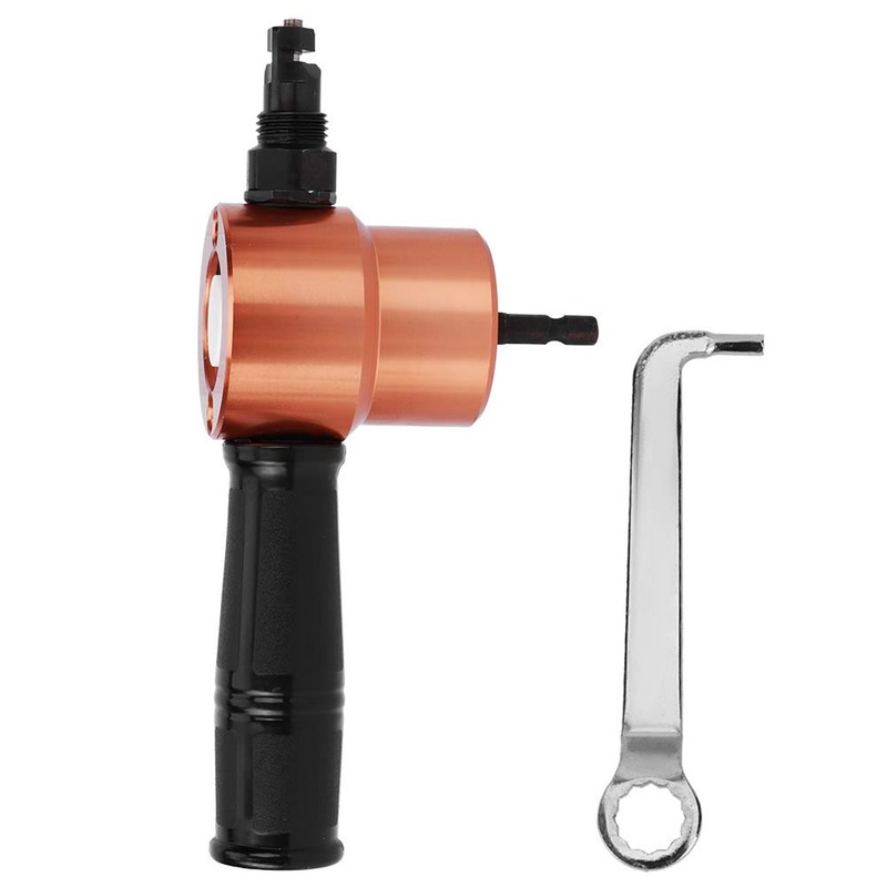 Double‑Headed Cutter Sheet Metal Nibbler, Cutting Tool Power Drill Accessory,