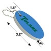 GRAPHICS & MORE Tulane University Secondary Logo Floating Keychain Oval