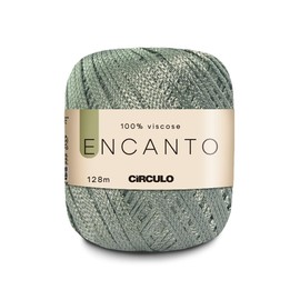 CIRCULO Encanto Yarn 100% Viscose - Luxury & Shine - Light Worsted Weight Yarn - 140 yds, 3.52 oz - Color 5745 - Eucaliptus