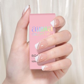 AILLSA Nude Gel Nail Polish Skin Kiss Jelly Gel Polish Neutral Sheer Skin Tones Translucent Gel Polish Long Lasting Light Tan Color Soak Off U V Gel for French Manicure Nail Art at Home 0.51 Oz