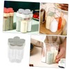 CIYODO Portable Spice Containers 2-piece Seasoning Jar Set Spice Dispenser