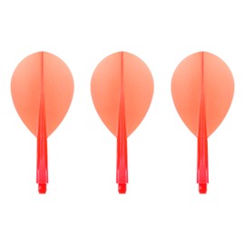 Condor Darts Flight Plain Clear Red Teardrop S