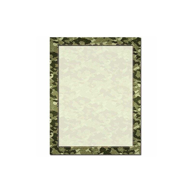 Camouflage Letterhead Laser & Inkjet Printer Paper, 25 pack