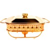 jinsongdafa Casserole Dish 8.7" x 8.7"Glass Baking Dish with Stainless