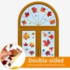 LOKIPA 6 Sheet Autumn Fall Maple Leaves Window Clings Sticker