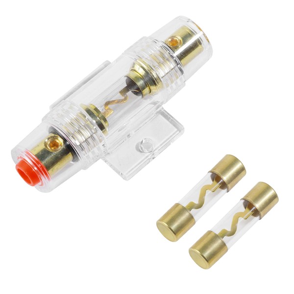 Flaconi Kfz Sicherungshalter,AGU Sicherungshalter,Endstufe Auto Sicherung,Inline Sicherungshalter,Verstärker Sicherung,AGC-Sicherung,Automotive Sicherungshalter (30A)