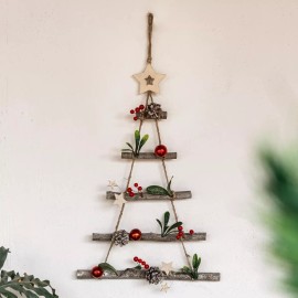 Vianney Adorno Navideño Arbol Colgante De Pared