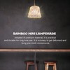 DOITOOL Handwoven Light Shade Rattan Woven Lamp Cover Small Lamp