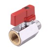 DERNORD Brass Mini Ball Valve NPT Thread, Shut-Off Valve Female&Male
