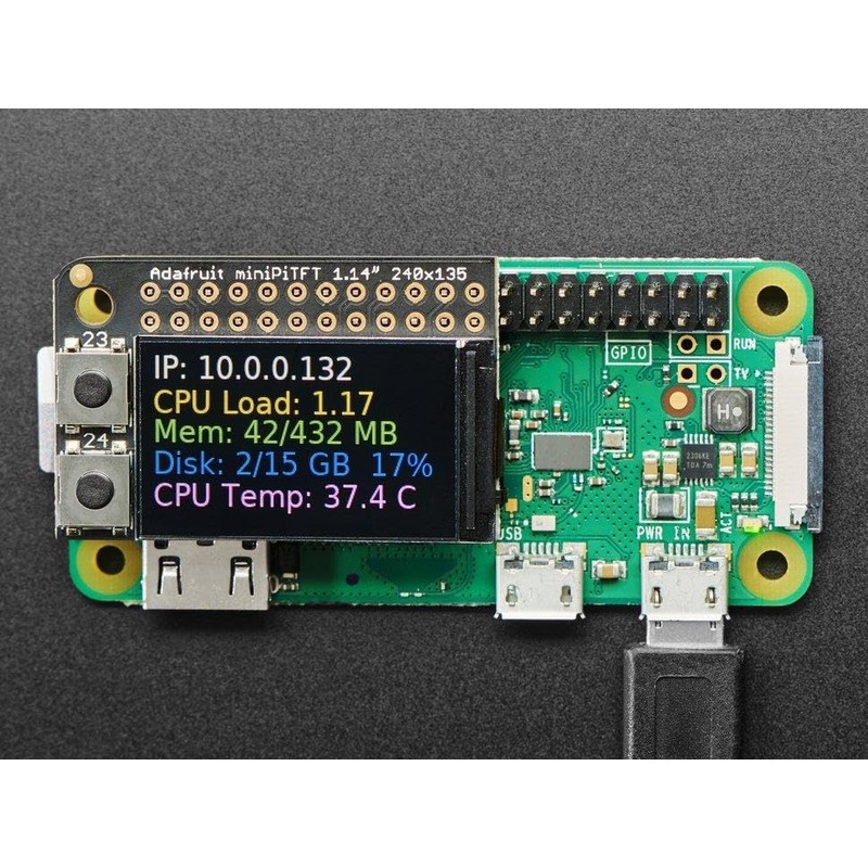 Adafruit Mini PiTFT 240x135