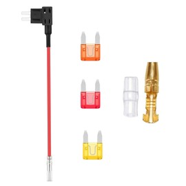 3 Pcs Flat Fuse Holder for 12 V - 24 V Vehicles, Wiring Addition