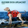 Kuoser Small Life Jacket for Dogs, Life Jacket with Handle