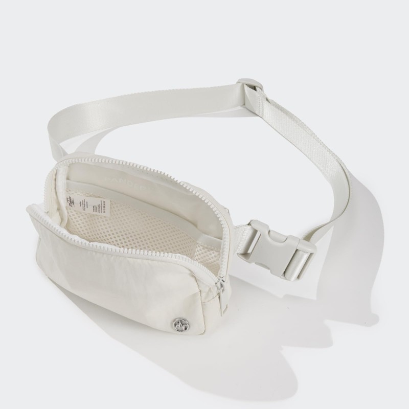 Pander Double Zipper Fanny Pack Nylon Everywhere Belt Bag, Fashion