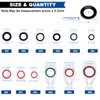 Daptemn 175 PCS A/C Compressor System Seal Washers Kit, 12