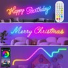 MozkeTo19 Neon LED Light Strip 5M, DIY RGB,with APP Control,