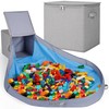 SAM AND MABEL Toy Storage Basket and Play Mat –