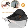 Baby Stroller Sunshade Cover UV Protection Waterproof Stretchable Infant Carriage