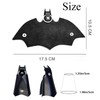 Bat Keyring, Bat Keychain, Leather Keyring for Men, PU Leather