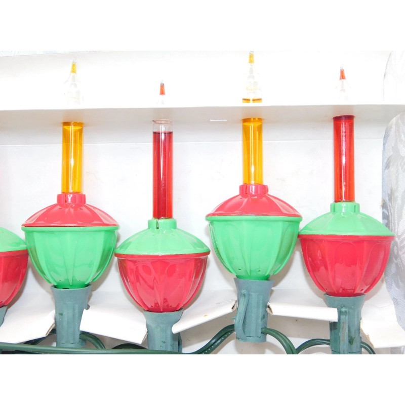 Silvestri ANTIQUE SILVESTRI BLOWN GLASS CHRISTMAS LIGHTS