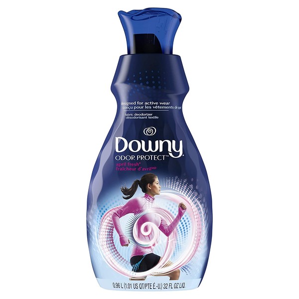 Downy Odor Protect Fabric Deodorizer and Fabric Conditioner, April Fresh, 32 fl oz