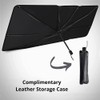 Car Windshield Sun Shade Umbrella, 145 x 79 cm, Foldable