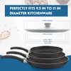 TOPULORS Universal Lid for Pots, Pans and Skillets, Tempered Glass