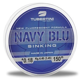 TUBERTINI - Monofilament Navy BLU washbasin, 150 metres, diameter 0.14 mm to 0.25 mm (Ø 0.200 mm - 5.30 kg)